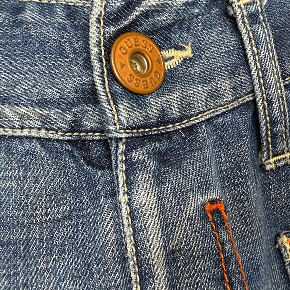 Y2K Guess Jeans Premium Womens Melrose Bootcut Size 30 Vintage Denim Medium Wash - Picture 5 of 10